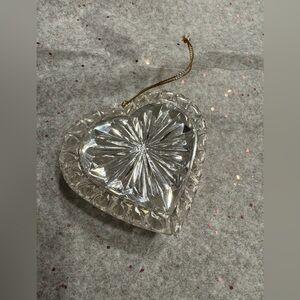 Heart-Shaped Crystal Ornament